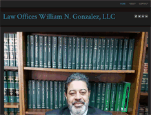 Tablet Screenshot of abogadowilliamgonzalez.com